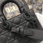 Christian Dior Smal Lady Dior My ABCDIOR Bag Black For Women 8in/20cm CD M0538SLOI_M989