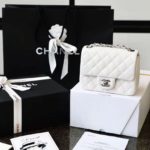 Chanel Classic Mini Flap Bag Silver Hardware White For Women 6.6in/17cm A35200