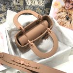 Christian Dior Smal Lady Dior My ABCDIOR Bag Brown For Women 8in/20cm CD