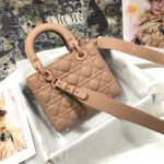 Christian Dior Smal Lady Dior My ABCDIOR Bag Brown For Women 8in/20cm CD