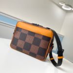 Louis Vuitton Messenger Nil Damier Ebene Canvas And Monogram Canvas For Men, Men's Bags 10.6in/27cm LV N40359