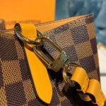 Louis Vuitton Néo Noé BB Bucket Bag 26cm Damier Ebene Canvas Spring/Summer Collection N40213, Safran