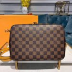 Louis Vuitton Néo Noé BB Bucket Bag 26cm Damier Ebene Canvas Spring/Summer Collection N40213, Safran