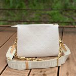 Louis Vuitton Coussin PM Monogram Embossed Puffy White For Women, Women's Handbags, Shoulder And Crossbody Bags 10.2in/26cm LV M57793