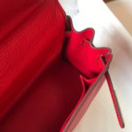 Hermes Kelly 28 Rouge Casaque Togo Bag For Women, Women's Handbags, Shoulder Bags 11in/28cm