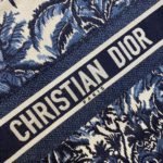 Christian Dior Large Dior Book Tote Blue For Women 16.5in/42cm CD M1286ZRIW
