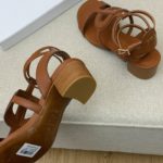 Christian Dior D Club Sandal 1.7 Inches Brown For Women CD
