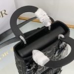Christian Dior Medium Lady Bag Cannage with Beaded Motif, Black, For Women Women’s Handbags, Crossbody Bags, 20cm CD