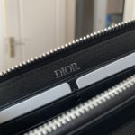 Christian Dior Oblique Brown Clutch Women's Wallet 20cm/7.8in CD