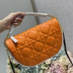 Christian Dior Medium Dior Vibe Hobo Bag, Orange, For Women Women's Handbags, Crossbody Bags, 30cm CD