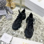 Christian Dior D-Connect Sneaker Technical Fabric Black For Women CD KCK222NGG_S900