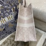 Christian Dior Medium Dior Book Tote Rose Des Vents Dior Oblique Embroidery, Light Pink, For Women Women’s Handbags, 36cm CD M1296ZRIW_M912