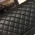Chanel Boy Handbag Silver Hardware Black For Women, Women's Handbags, Shoulder And Crossbody Bags 9.8in/25cm A67086