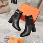 Hermes Saint Germain Ankle Boot Black For Women, Women's Shoes H182102Z 02360