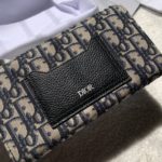 Christian Dior Oblique Brown Clutch Women's Wallet 20cm/7.8in CD
