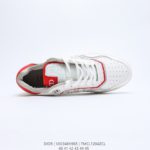 Dior Low Top Sport Shoes White Dior Oblique and Red Border For Men, Men's Shoes