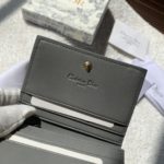Christian Dior Mini Lady Dior Wallet Grey For Women, Women's Wallet 4.5in/11cm CD