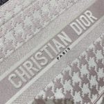 Christian Dior Medium Dior Book Tote Pastel Houndstooth Embroidery, Pastel, For Women Women’s Handbags, Shoulder Bags, 36cm CD