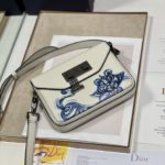 Christian Dior Lock Handbag White For Women 7.5in/19cm CD