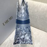 Christian Dior Large Dior Book Tote Blue and White Cornely Embroidery, Blue, For Women Women’s Handbags, Shoulder Bags, 42cm CD M1286ZRGO_M928