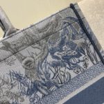 Christian Dior Large Dior Book Tote Blue and White Cornely Embroidery, Blue, For Women Women’s Handbags, Shoulder Bags, 42cm CD M1286ZRGO_M928