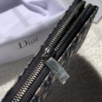 Christian Dior Oblique Brown Clutch Women's Wallet 20cm/7.8in CD