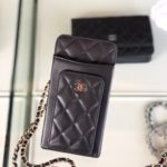 Chanel CO-CO Mini Pouch Wallet 19cm/7.5in Gold Hardware For Women Black
