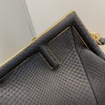 Fendi First Small Black For Women, Women's Bags, Shoulder And Crossbody Bags 10.2in/26cm FF 8BP129A