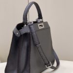 Fendi Peekaboo ISeeU Medium Black For Women, Women's Handbags, Shoulder Bag 13.1in/33.5cm FF
