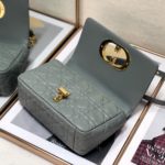 Christian Dior Small Dior Caro Bag, Grey, For Women Women’s Handbags, Shoulder Bags, Crossbody Bags, 20cm CD M9241UWHC_M41G