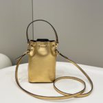 Fendi Mon Tresor Gold For Women, Women's Handbags, Shoulder And Crossbody Bags 7in/18cm FF 8BS010AK61F1GNN