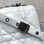 Christian Dior Large Dior Caro Bag, White, For Women Women’s Handbags, Crossbody Bags, 28cm CD