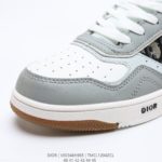 Dior B27 Low-Top Sneaker Gray and White With Black Dior Oblique Jacquard For Men, Men's Shoes 3SN272ZIR_H165