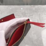 Louis Vuitton Victorine Wallet In Monogram Canvas Red For Women, Women's Wallet 12cm LV M41938