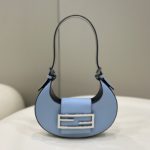 Fendi Cookie White For Women, Women's Handbags, Shoulder Bags 7.4in/19cm FF 8BS065AAIWF1HBK