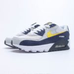 Nike Air Max 90 Pure Platinum Blue Void Sneaker For Men, Men's Shoes
