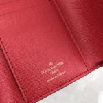 Louis Vuitton Victorine Wallet In Monogram Canvas Red For Women, Women's Wallet 12cm LV M41938