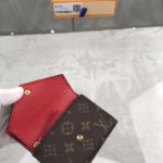 Louis Vuitton Victorine Wallet In Monogram Canvas Red For Women, Women's Wallet 12cm LV M41938