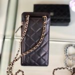 Chanel CO-CO Mini Pouch Wallet 19cm/7.5in Gold Hardware For Women Black