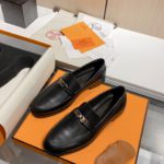 Hermes Destin Loafer Black For Women, Women's Shoes H212114Z 02390