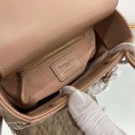 Christian Dior Medium Lady Bag Cannage with Beaded Motif, Brown, For Women Women’s Handbags, Crossbody Bags, 20cm CD