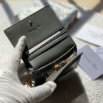 Christian Dior Mini Lady Dior Wallet Grey For Women, Women's Wallet 4.5in/11cm CD
