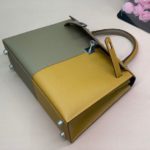 Hermes Kelly 28 Sellier Epsom Bag Grey/Yellow For Women, Women’s Handbags, Shoulder Bags 11in/28cm