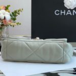 Chanel Classic Flap Bag Grey For Women 10.2in/26cm