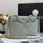 Chanel Classic Flap Bag Grey For Women 10.2in/26cm