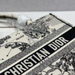 Christian Dior Medium Dior Book Tote Bag, Black/White, For Women Women’s Handbags, Shoulder Bags, 36cm CD M1296ZRHZ_M941