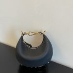 Fendi Nano Fendigraphy Black For Women, Women's HandBags 6.7in/17cm FF 8BR798A5DYF1HEJ