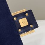 Fendi Baguette Dark Blue For Women, Women's Handbags, Shoulder And Crossbody Bags, 10.6in/27cm FF 8BR600AC9OF19PO