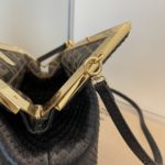 Fendi First Small Black For Women, Women's Bags, Shoulder And Crossbody Bags 10.2in/26cm FF 8BP129A