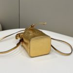 Fendi Mon Tresor Gold For Women, Women's Handbags, Shoulder And Crossbody Bags 7in/18cm FF 8BS010AK61F1GNN
